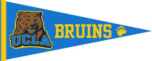 Blue 12x30 UCLA Pennant with UCLA Bruins Logo