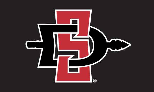 San Diego State - Aztecs Black 3x5 Flag