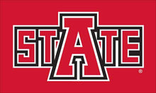 Load image into Gallery viewer, Arkansas State University - Red Wolves State 3x5 Flag

