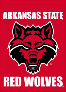 Arkansas State University - Red Wolves House Flag