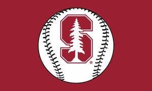Cardinal Red Stanford Baseball 3x5 Flag