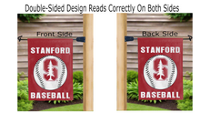 Load image into Gallery viewer, Stanford Baseball 13x18 Garden Flag
