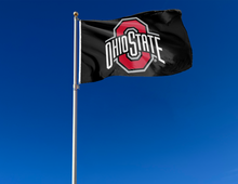 Load image into Gallery viewer, Ohio State University Black 3x5 Flag
