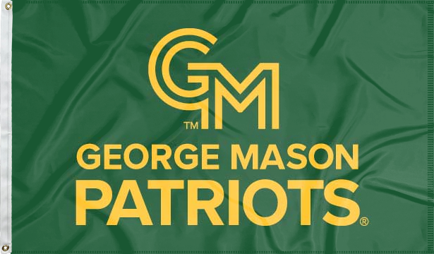 3x5 George Mason University Flag with two metal grommets for indoor home décor