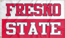 Load image into Gallery viewer, 3x5 Fresno State Flag with Fresno State Logo
