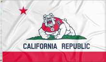 Load image into Gallery viewer, 3x5 Fresno State Flag With California Republic Logo
