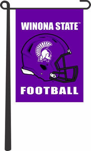 Winona State University - Warriors Football Garden Flag