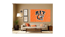 Load image into Gallery viewer, Orange Rochester Institute of Technology 3x5 Flag
