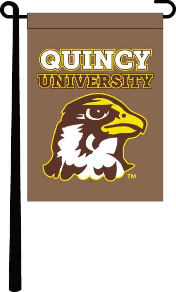 Quincy University - Hawks Garden Flag