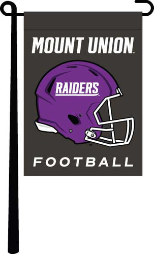 black mount union football garden flag