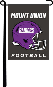 black mount union football garden flag