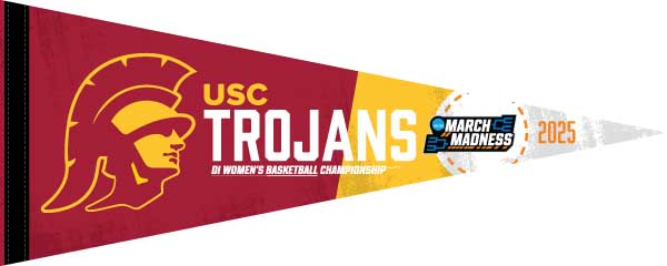Two Pack Southern California Women's Basketball Pennants