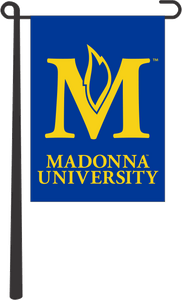 Blue 13x18 Madonna University Garden Flag