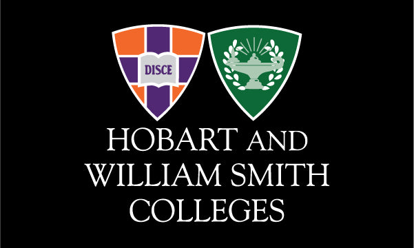 Hobart and William Smith Colleges - Shields and Letters 3x5 Flag