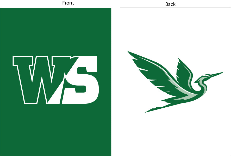 Hobart and William Smith Colleges - Double Sided WS and Herons House Flag