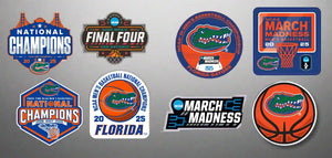 Florida Basketball March Madness 2025 Champions 8 Pack 4" Car Magnets