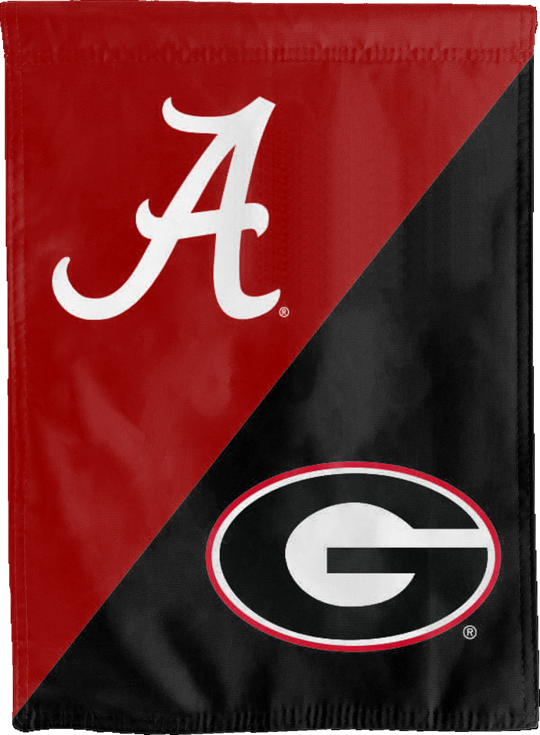 House Divided House Flag with University of Alabama and University of Georgia Logos