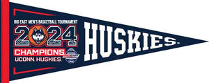 UCONN Big East Tournament 2024 Champions Pennant