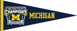 12x30 University of Michigan 2023 Big Ten Football Champions Pennant