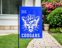Load image into Gallery viewer, Royal Blue BYU BIG 12 Conference Garden Flag for yard decor
