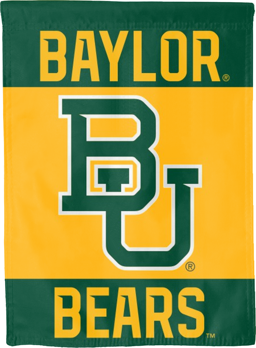 Baylor House Flag with 3 Panel Baylor BU Bears Logo