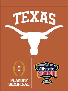 University of Texas - Longhorns Sugar Bowl Playoff Semifinal House Flag