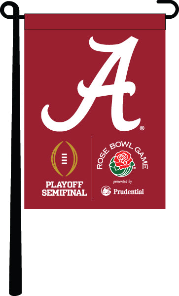 University of Alabama - Crimson Tide Rose Bowl Playoff Semifinal Garden Flag