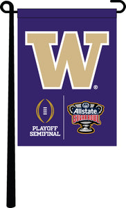 University of Washington Huskies Sugar Bowl Playoff Semifinal Garden Flag