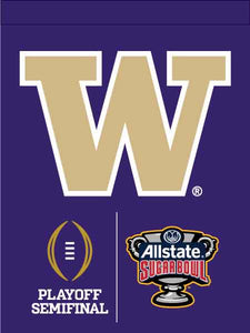 University of Washington - Huskies Sugar Bowl Playoff Semifinal House Flag