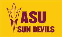 Load image into Gallery viewer, Gold 3x5 ASU Flag with ASU Sun Devils Logo 
