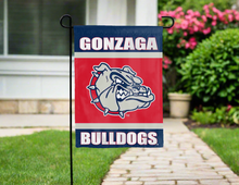 Load image into Gallery viewer, blue and red gonzaga university double sided garden flag for yard decor
