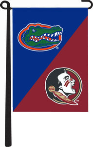 University of Florida - Florida State University House Divided Garden Flag