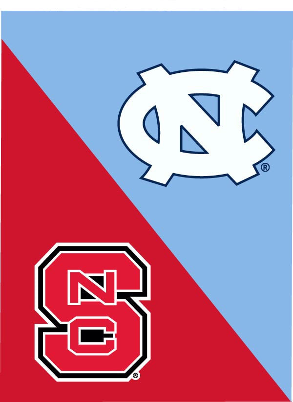 North Carolina State University - University of North Carolina House Divided House Flag