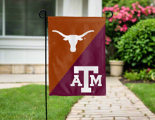 Load image into Gallery viewer, Texas Texas A&amp;M Game House Divided Flag for yard decor
