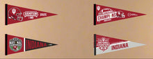 Load image into Gallery viewer, Indiana Hoosiers Football Championship Pennant Collection for man cave decor
