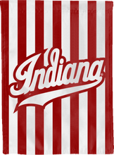Load image into Gallery viewer, Indiana University house flag with red and white background
