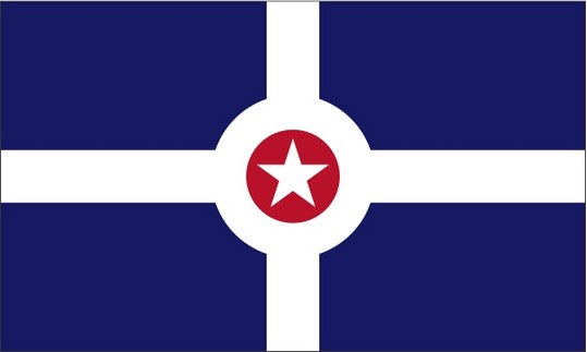 City of Indianapolis 3x5 Flag