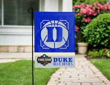 Load image into Gallery viewer, march madness final four 2025 duke basketball garden flag for yard decor
