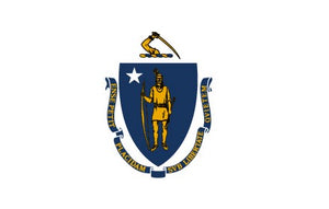 State of Massachusetts 3x5 Flag