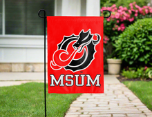 Load image into Gallery viewer, red minnesota state university moorhead garden flag for yard decor
