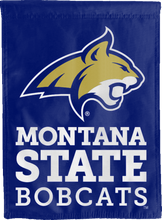 Load image into Gallery viewer, blue Montana State Bobcats House Flag 
