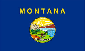 State of Montana 3x5 Flag