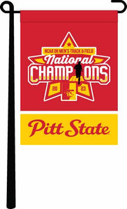 Pittsburg State University - DII Men's Track and Field National Champions Garden Flag