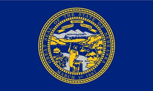 State of Nebraska 3x5 Flag