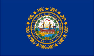 State of New Hampshire 3x5 Flag