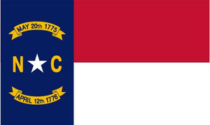 State of North Carolina 3x5 Flag