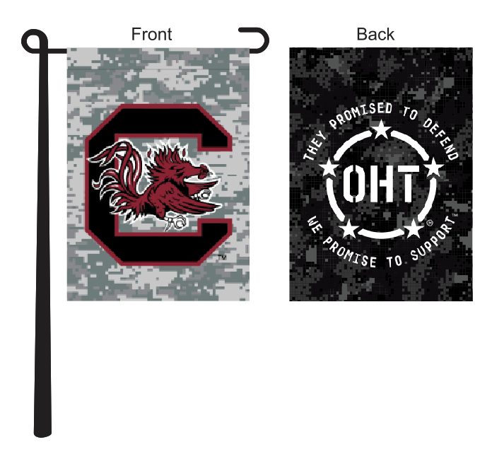 Operation Hat Trick - South Carolina Gamecocks Garden Flag