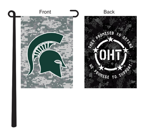Operation Hat Trick - Michigan State Spartans Garden Flag