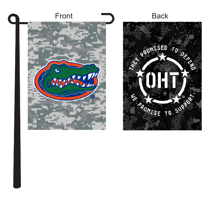 Operation Hat Trick - Florida Gators Garden Flag