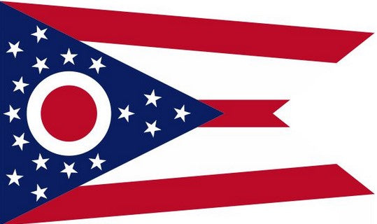 State of Ohio 3x5 Flag